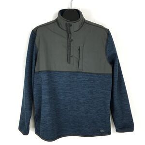 G.H. Bass & Co. Honeycomb Mock Fleece Quarter-Snap Pullover Men's XL Outdoor